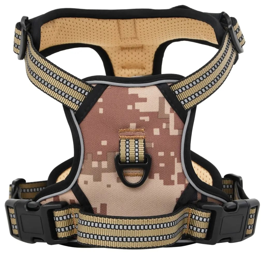 Peitoral para cães com faixas refletoras ajustável XL