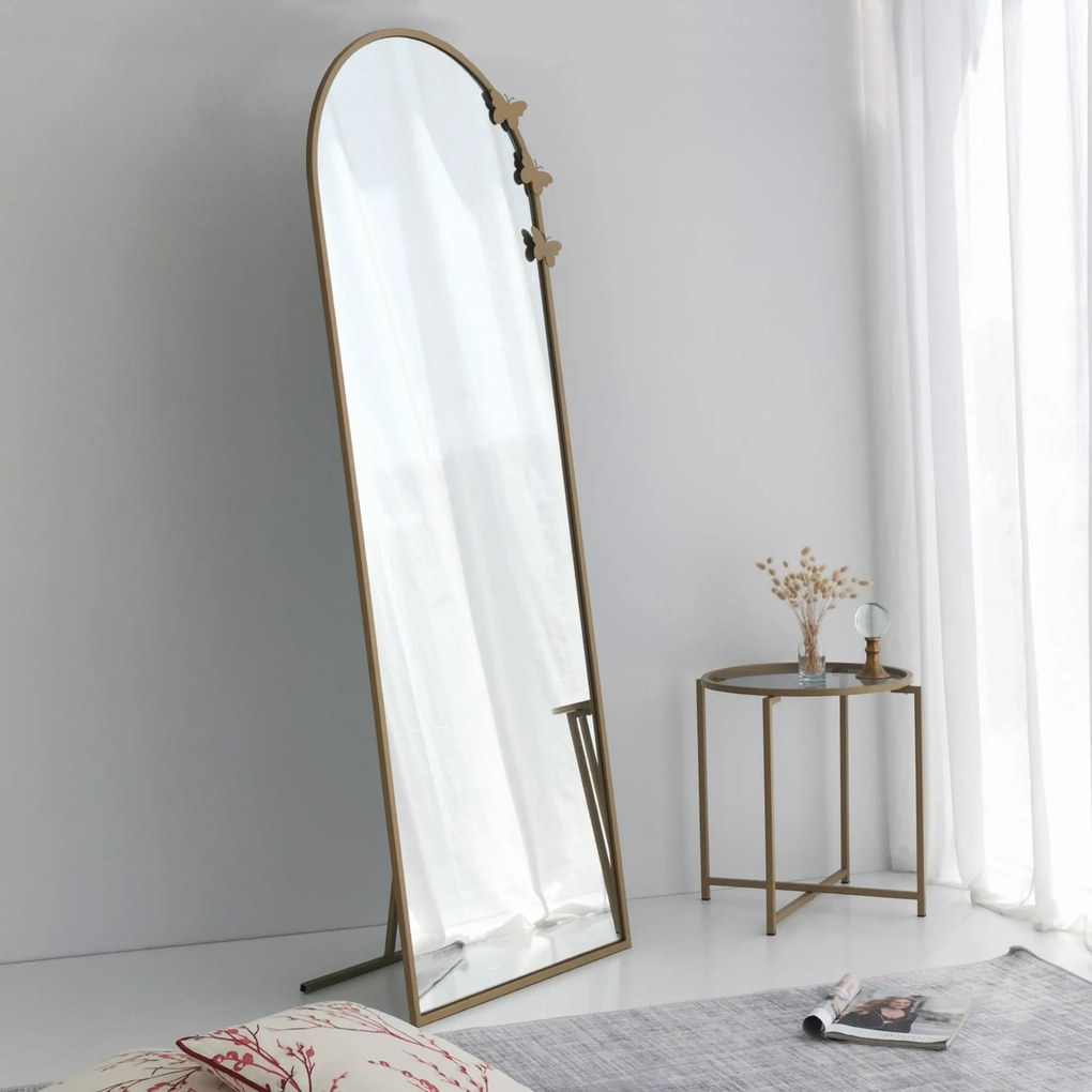 Espelho Cheval Portal – Dourado Matte – 65x180x1,5 cm