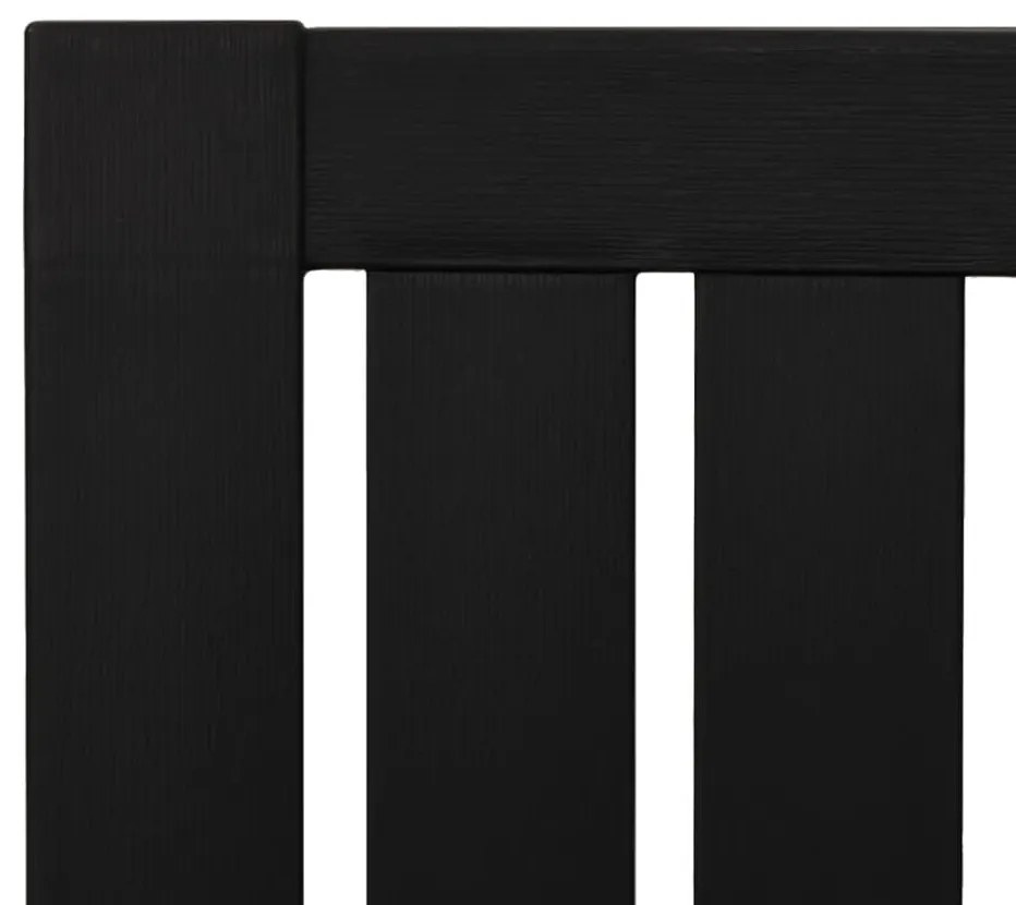 Cadeira de jardim Adirondack polipropileno preto