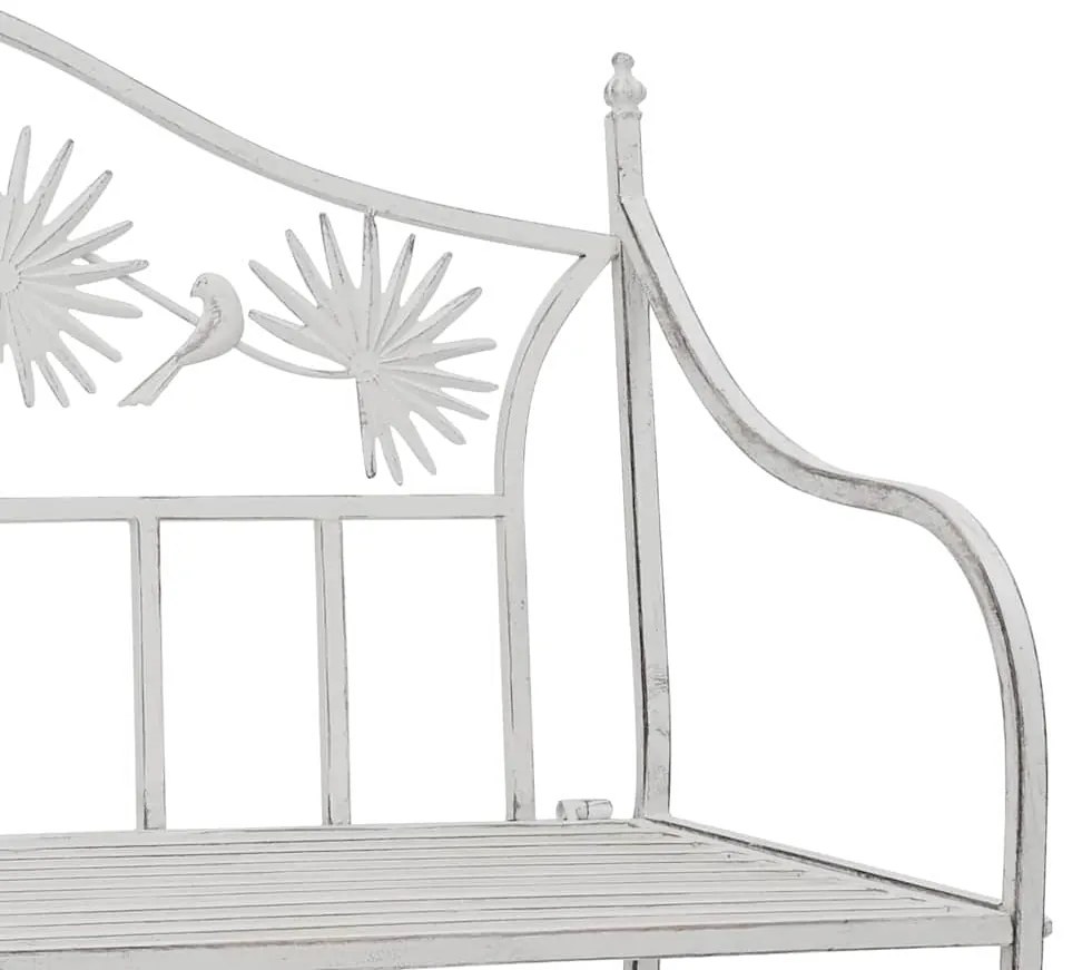 Banco Branco Metal 104 x 52.5 x 89 cm Feito para Durar