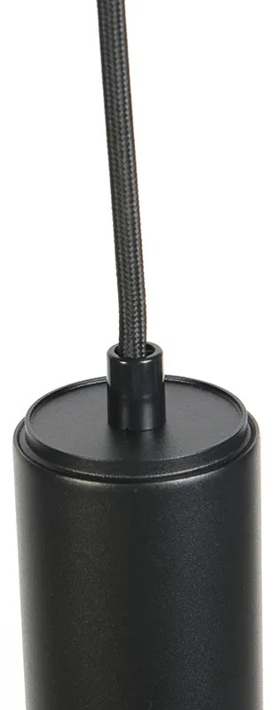 LED Candeeiro de suspensão design inteligente preto com lâmpada GU10 WiFi - Tuba Small Design,Industrial,Moderno