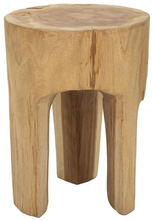 BANQUETE MONTADO EM TECA RECICLADA CM Ø 30X40 (PEÇAS ÚNICAS - NÃO SUBSTITUÍDAS EM SÉRIE)