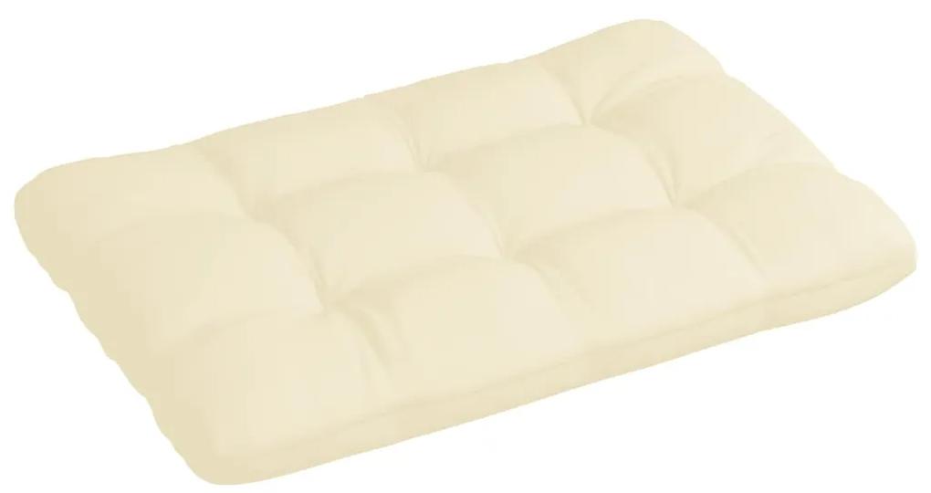 314414 vidaXL Almofadão para sofá de paletes 120x80x10 cm creme