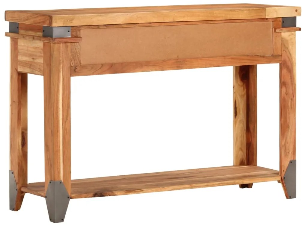 Mesa consola 110x34x74 cm madeira de acácia maciça
