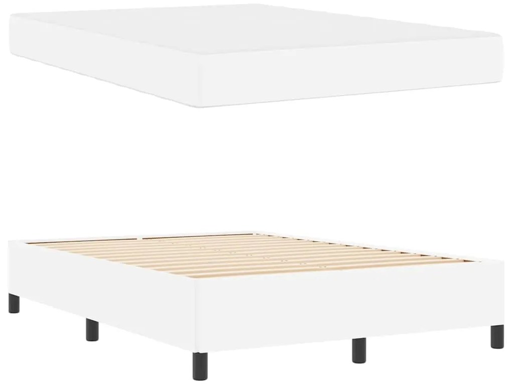Estrutura de cama com colchão Branco 160 x 200 cm