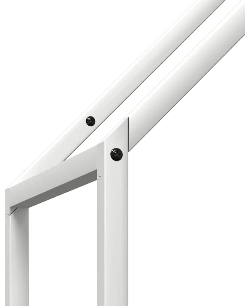 Suporte para lenha 40x25x120 cm aço laminado a frio branco