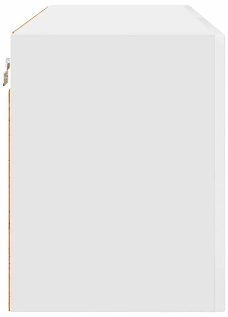 vidaXL Armário de Cozinha Branco Brilhante 80 x 31 x 40 cm