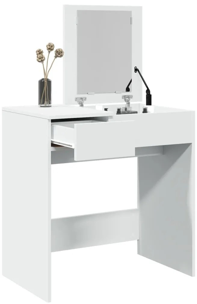 Toucador com espelho 73x46,5x120 cm cor branco