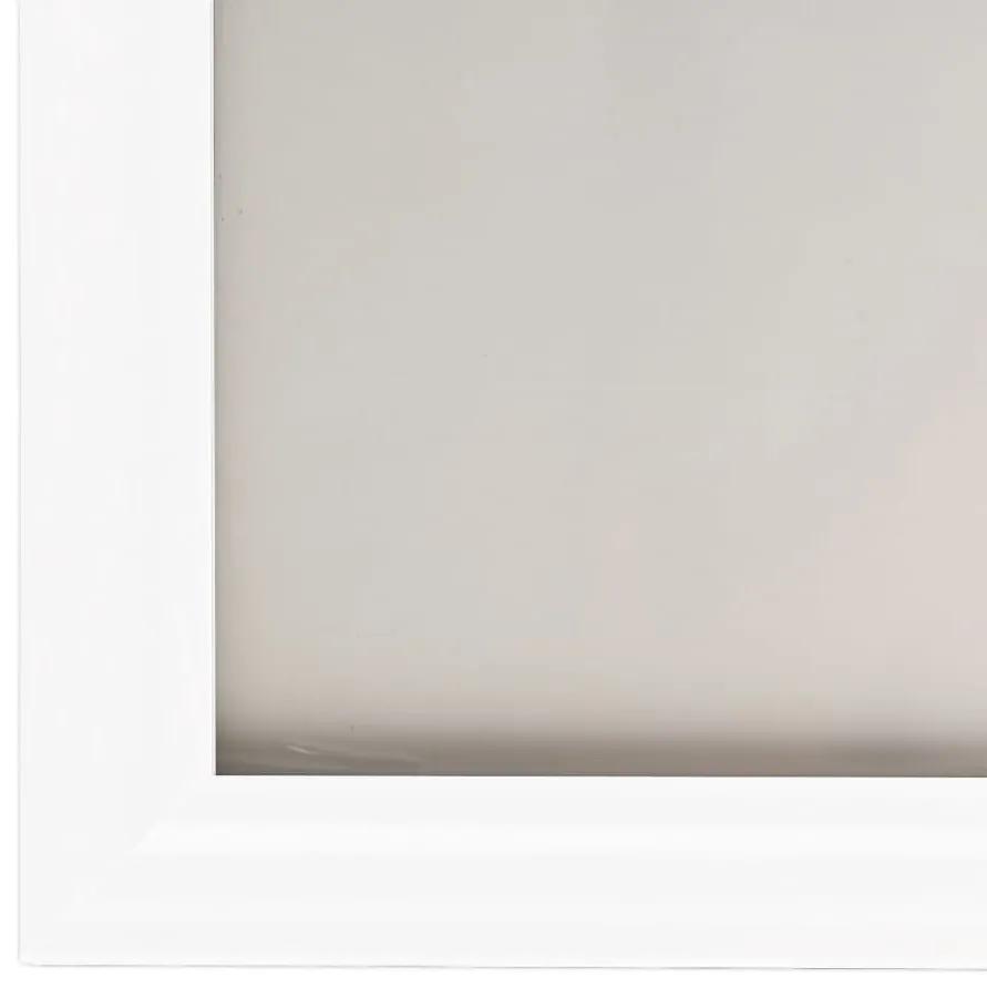 Molduras para parede ou mesa 5 pcs 59,4x84 cm MDF branco