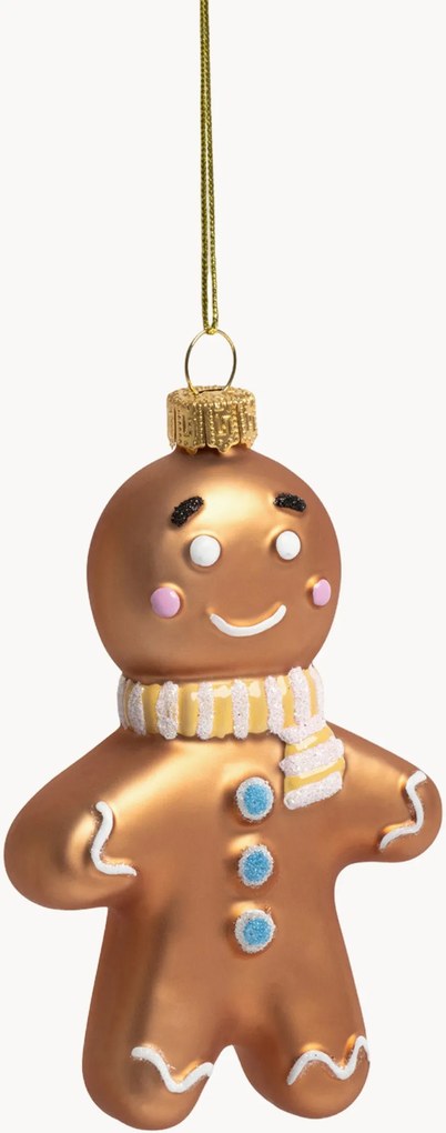 Ornamento de Natal pintado à mão Gingerbread