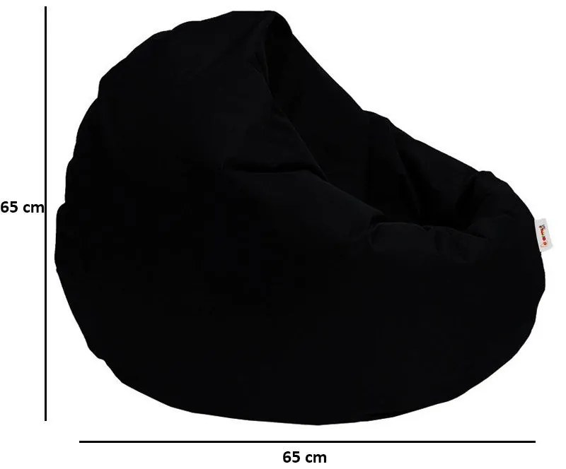 Pufe de Jardim Iyzi 100 – Preto – 100x100 cm | Tribo Home
