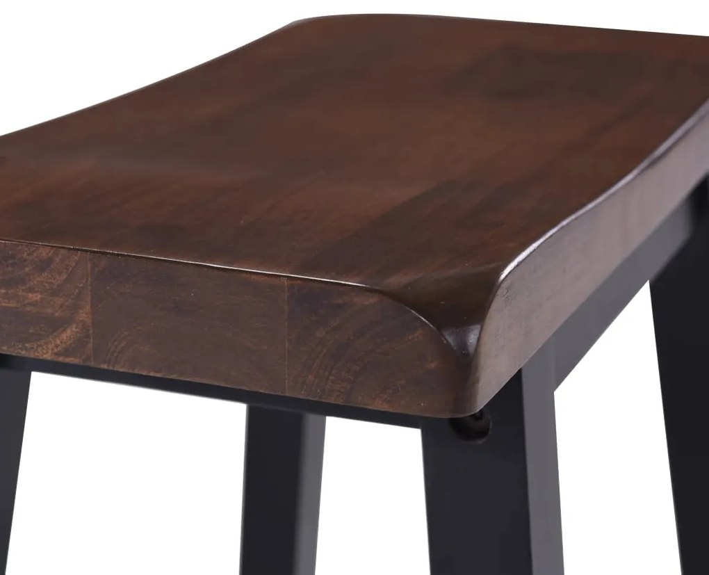 Conjunto de bar 3 pcs MDF preto