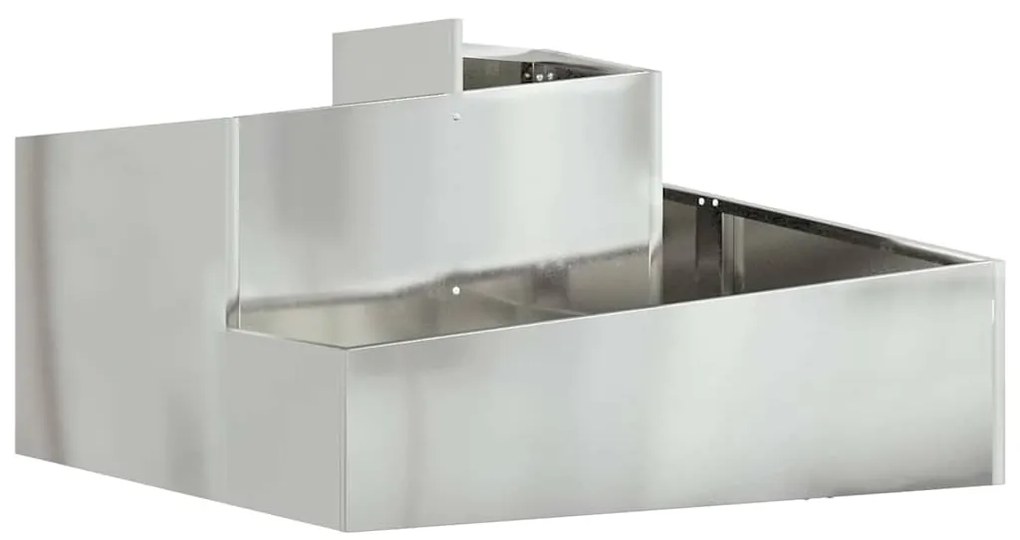 Vaso 80x80x50 cm Aço Galvanizado