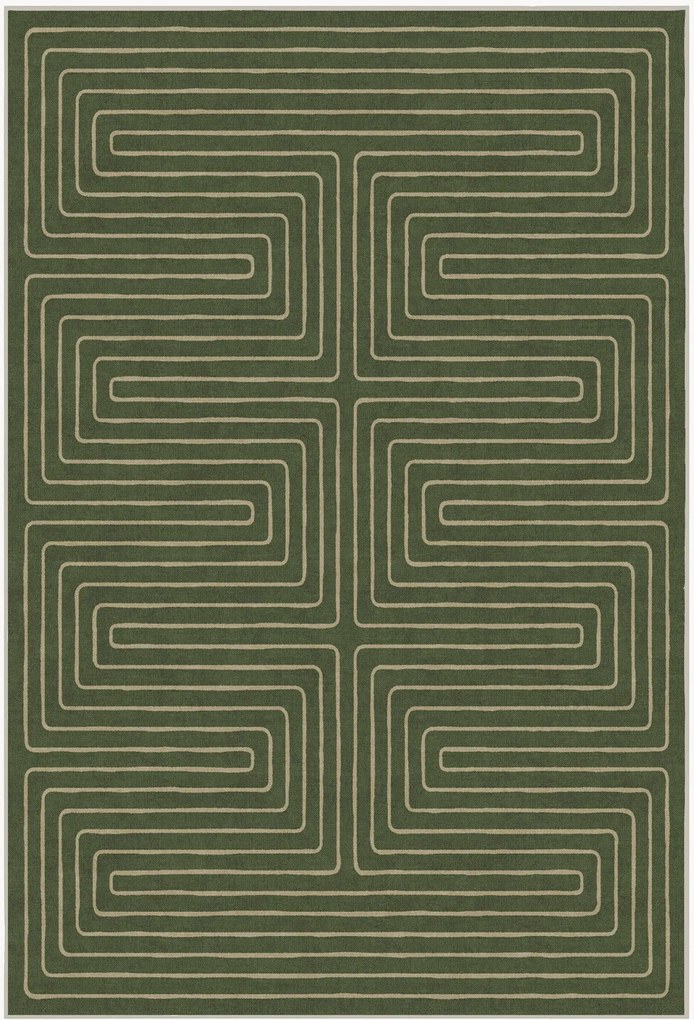 Tapete lavável em chenille Labyrinth por Jonathan Adler