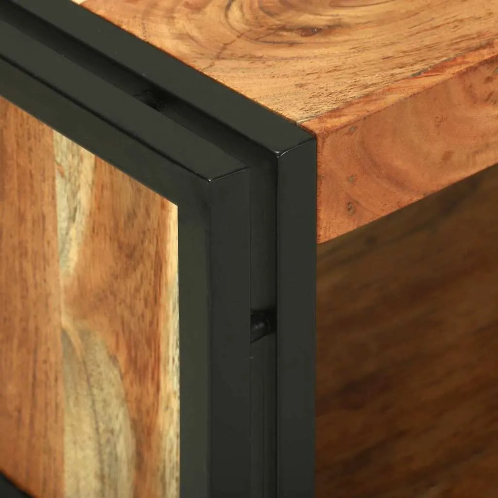Mesa de Café 120x50x38 cm Madeira Sólida de Acácia