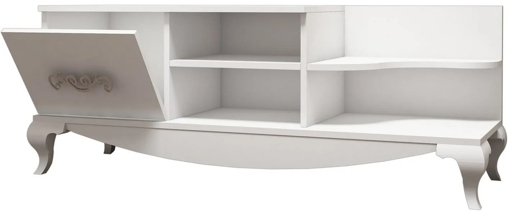 Móvel TV Sultan – Branco – 130x50,6x45 cm