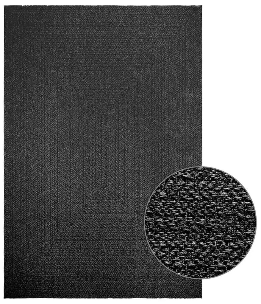 vidaXL Tapete ZIZUR antracite 200x290 cm aspeto juta interior exterior
