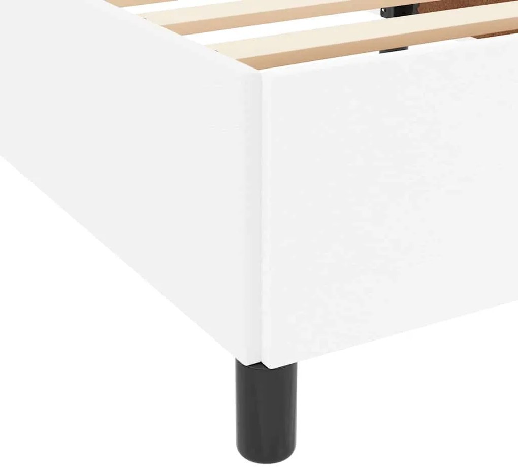 Estrutura de cama com colchão Branco 160 x 200 cm