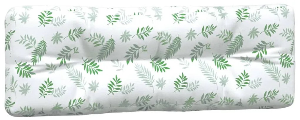 Almofadões p/ paletes 2 pcs tecido padrão de folhas