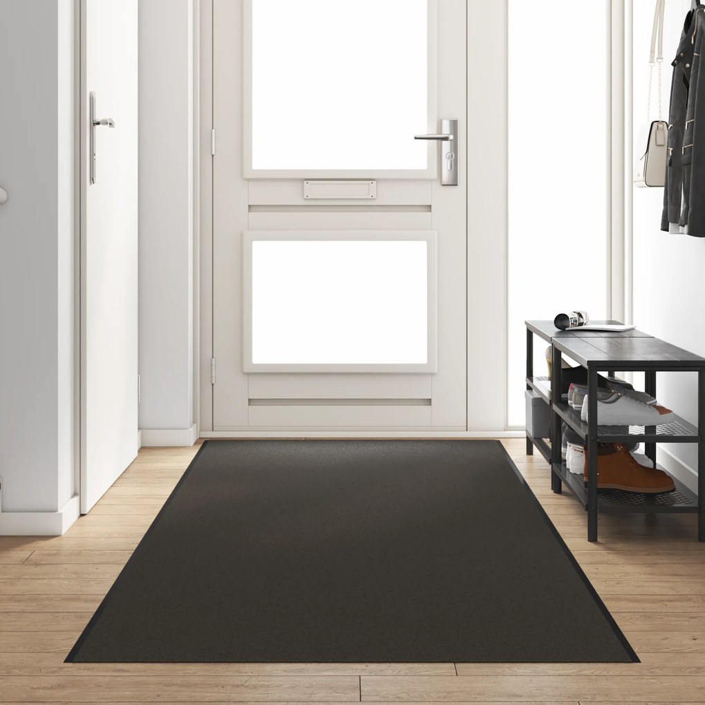 Capacho lavável vidaXL antracite 120x350 cm