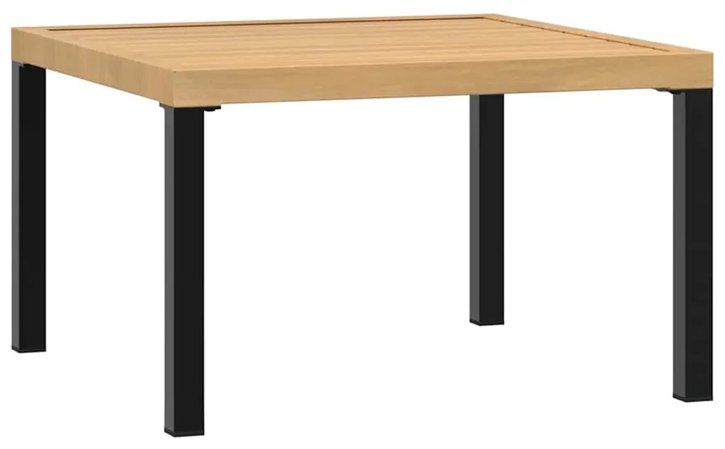 4 pcs conjunto de sofás p/ jardim c/ almofadões alumínio preto