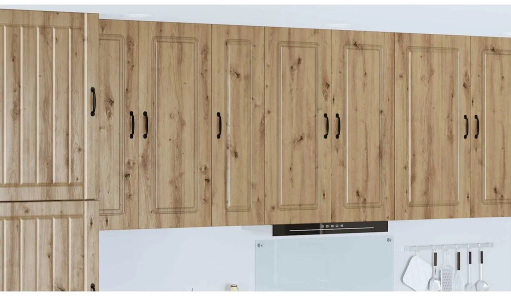 vidaXL Armário de Cozinha Kalmar Carvalho Artesanal 30 x 31 x 100 cm