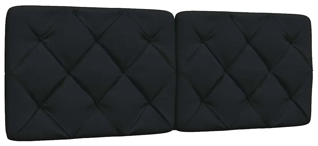 Cama com colchão 120x200 cm tecido preto