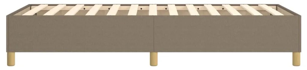 Estrutura cama sem colchão 90x200 cm tecido cinza-acastanhado