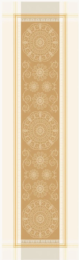 Corredor de mesa em jacquard Galerie Royale Reflets D'Or