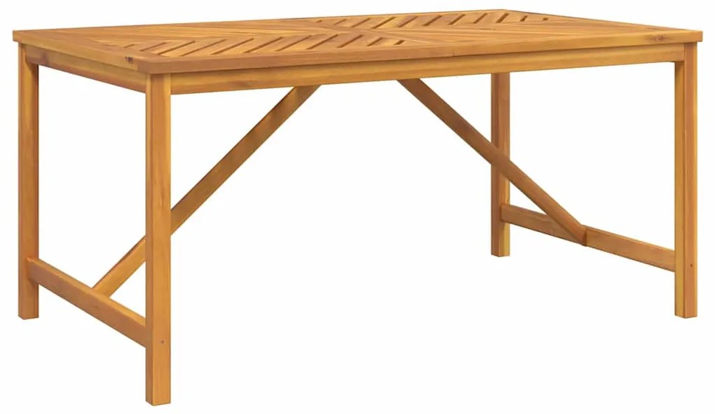 Conjunto de Jantar de Jardim 3 Peças Madeira Sólida Acácia