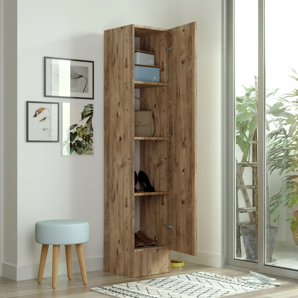 Cabide Hall ML14 – Pinho Atlântico – 35,5x180x35,5 cm