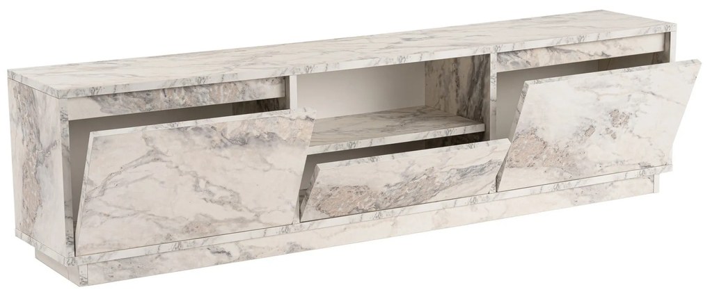 Móvel de TV Vanguard - Mármore Freesia - 160x42x29.5 cm