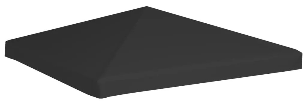 vidaXL Cobertura de gazebo 270 g/m² 3x3 m preto