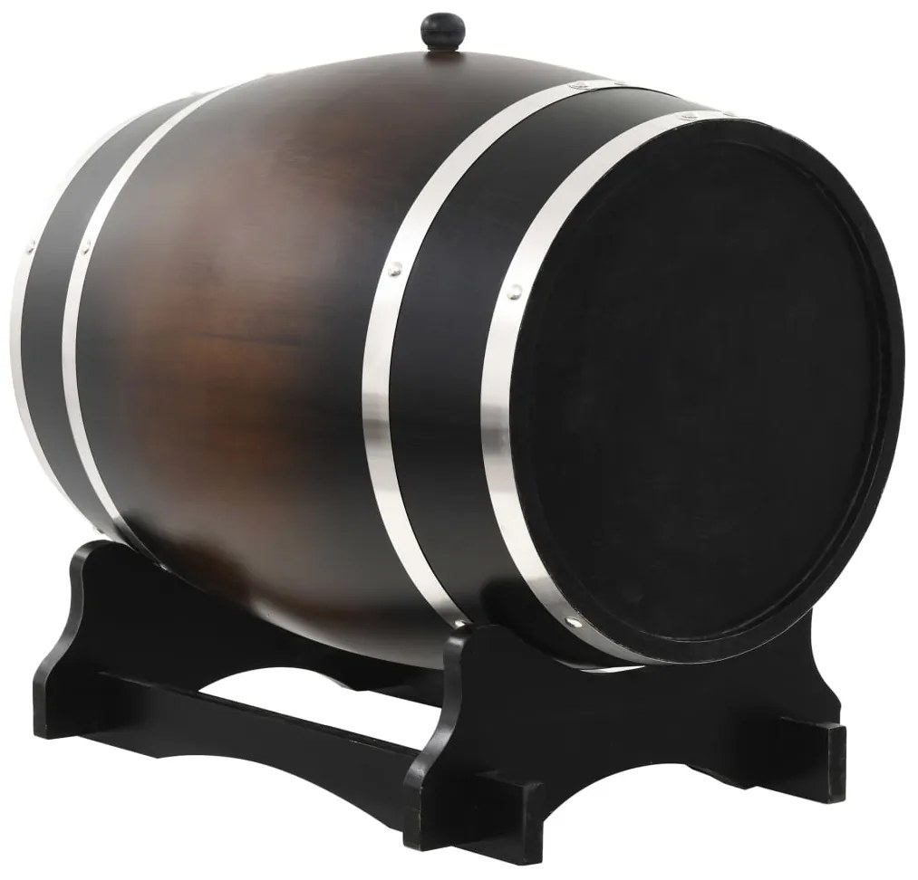 Barril de vinho com torneira em madeira de pinho maciça 35 L