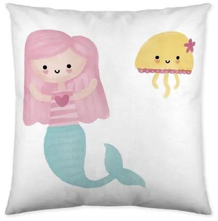 Capa de travesseiro Cool Kids Mermaid (50 x 50 cm)