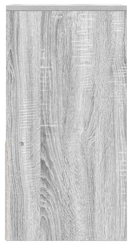 Mesas de cabeceira com gaveta 2pcs 35x34x66,5cm cinzento sonoma