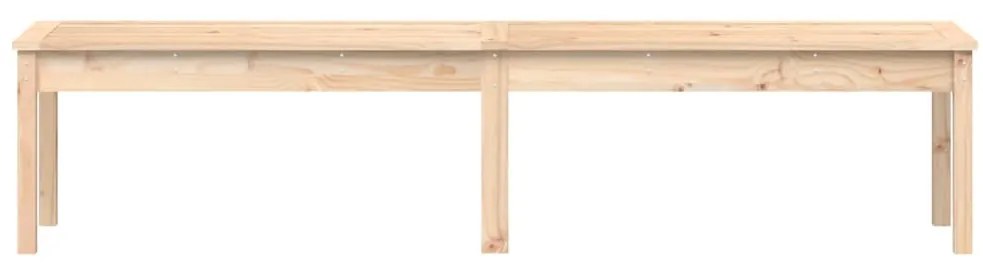 Banco de jardim c/ 2 lugares 203,5x44x45 cm pinho maciço