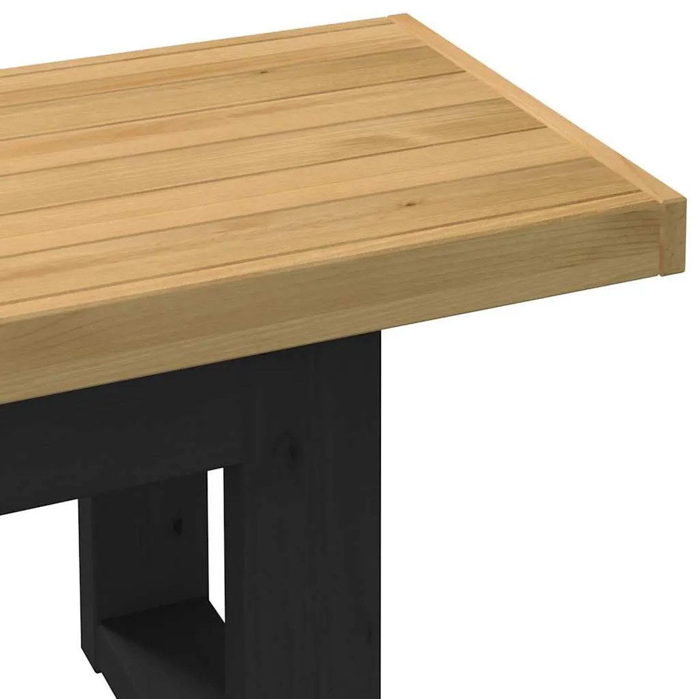 Banco de jantar NOAIN pernas forma U 180x40x45 cm pinho maciço