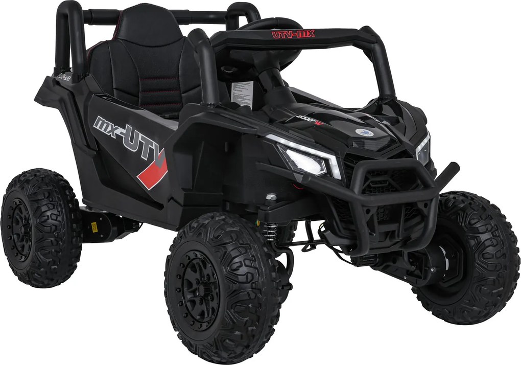 Buggy elétrico para Crianças 12V 4x4 Madman UTV-MX Rodas de espuma EVA Preto
