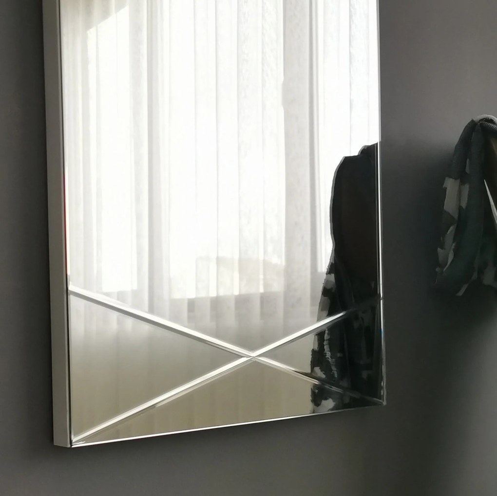 Espelho A321D – Prateado – 35x105 cm