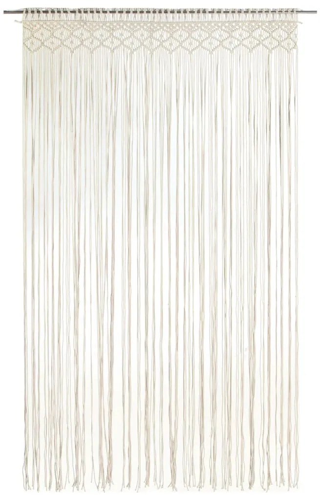 Cortina em macramé 140x240 cm algodão