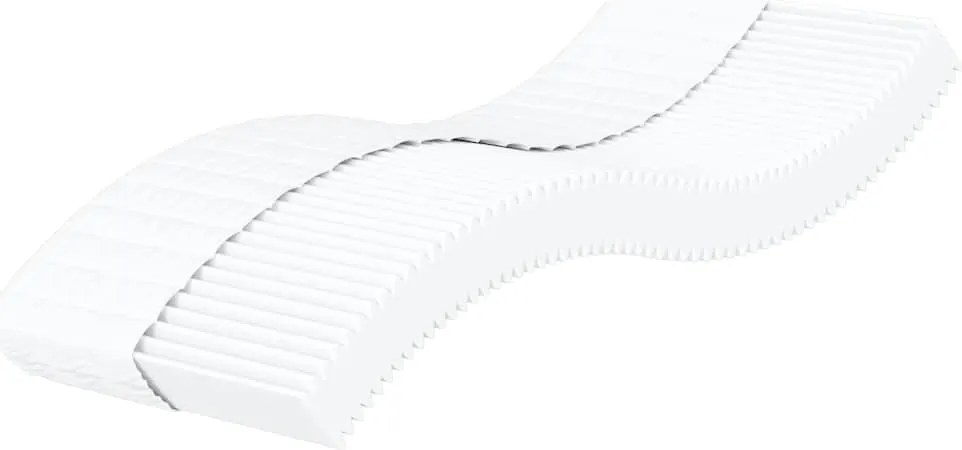 vidaXL Colchão de espuma 90x210 cm dureza H2 H3 branco