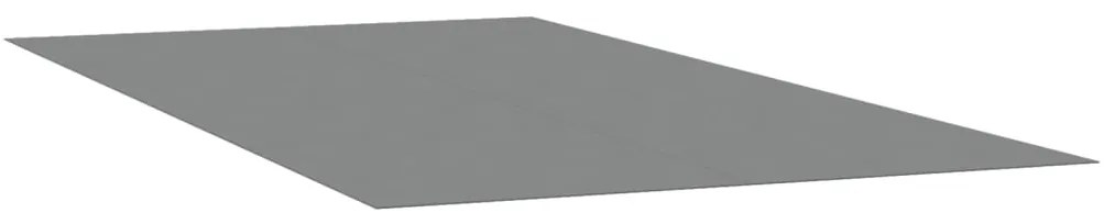 Pano para chão de piscinas 500x250 cm poliéster geotêxtil cinza