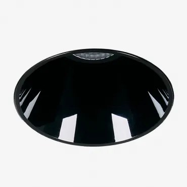 Downlight Led Embutido Sem Moldura Trimless Redondo Ø6,8 Cm Para Exterior Em Alumínio Luisiana Preto & 38º & Branco Neutro 3500k & 11 W - Sklum