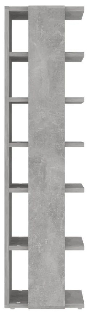 Sapateira 27,5x27x102 cm derivados de madeira cinzento cimento