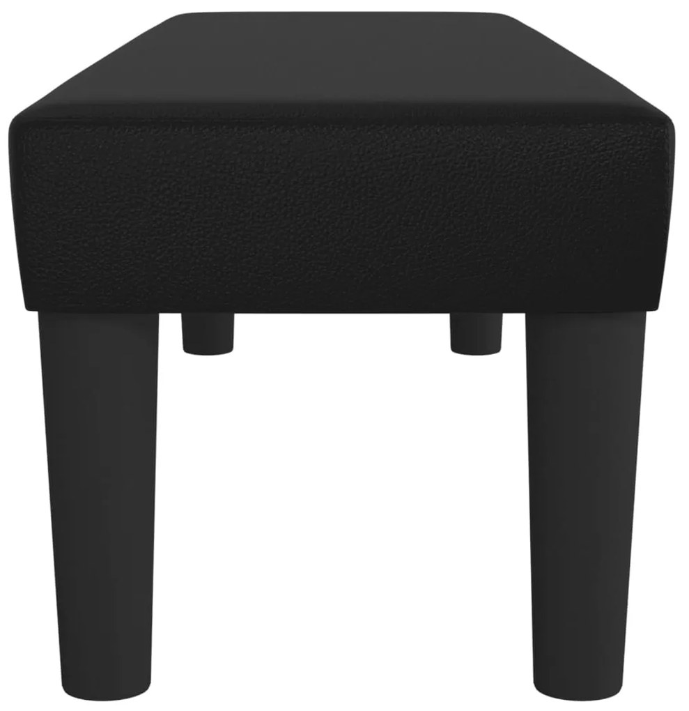 Banco 100x30x30 cm couro artificial preto