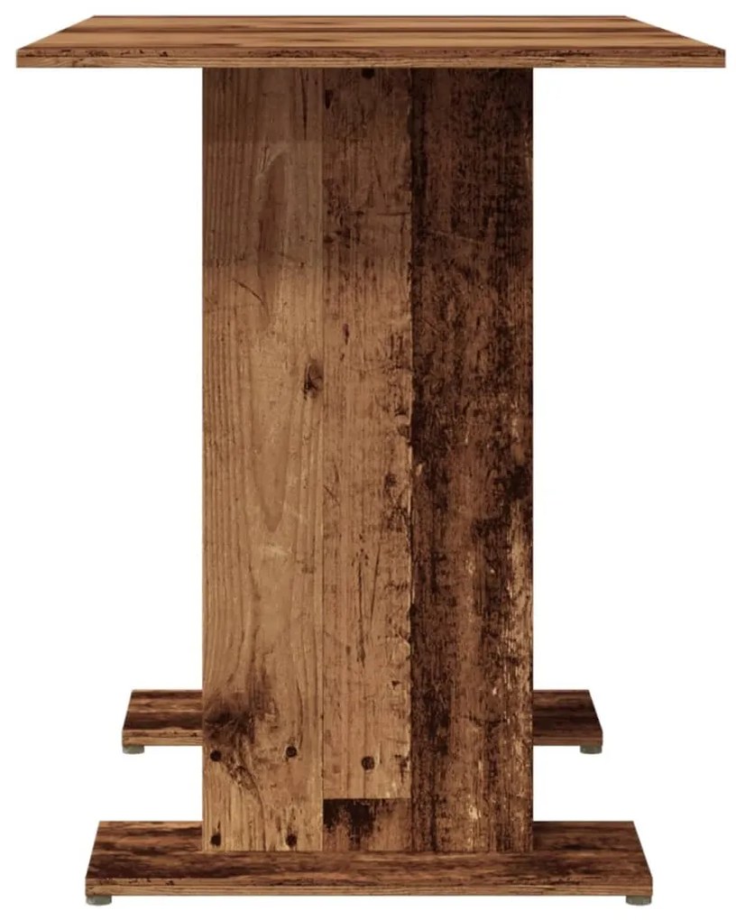 Mesa de jantar 110x60x75 cm derivados de madeira madeira velha