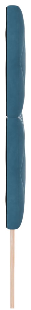 Cabeceira Design de Blocos de Diamante Azul Escuro 200 cm Veludo