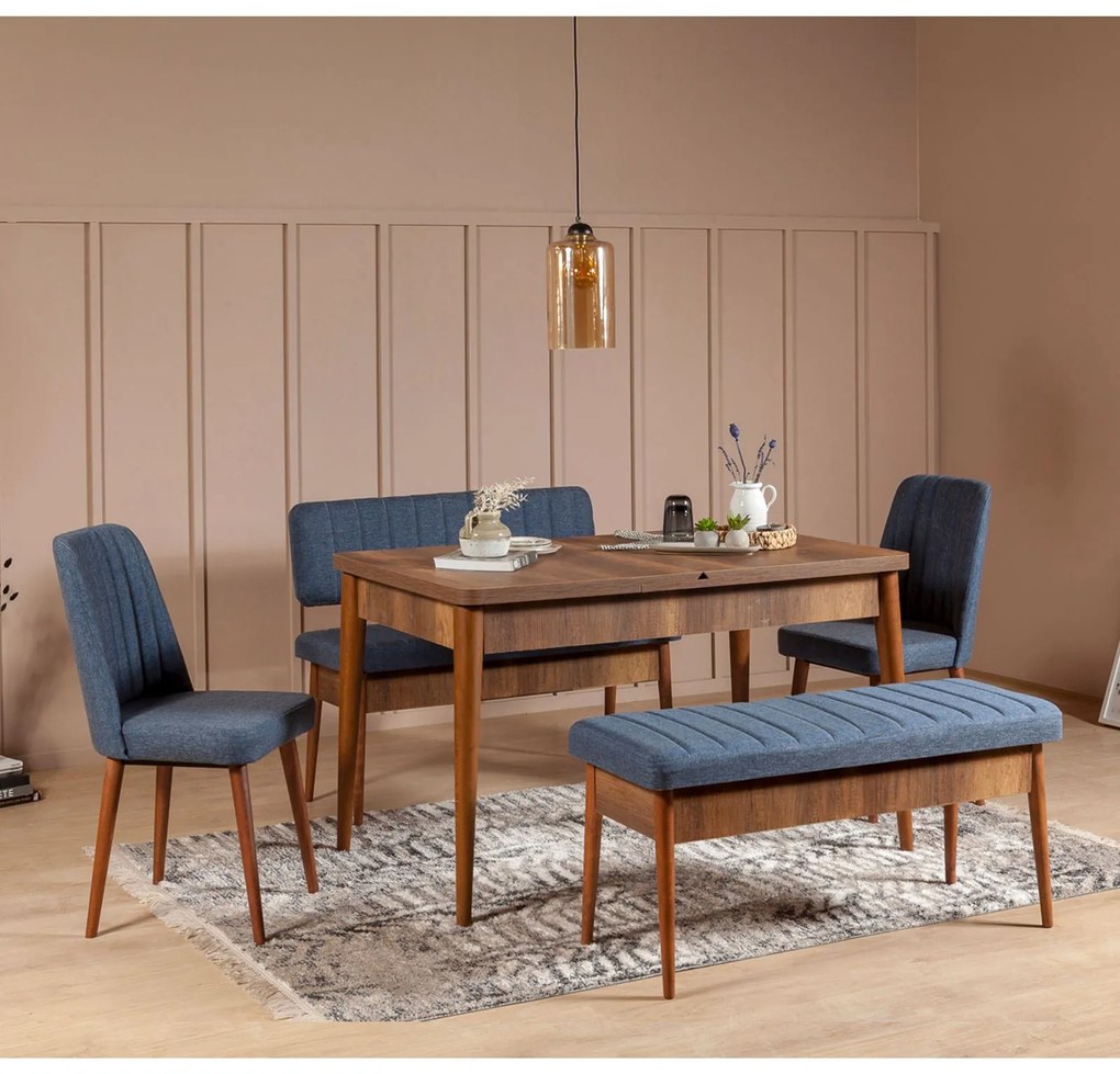 Banco Vina – Nogueira – 110x46x40 cm