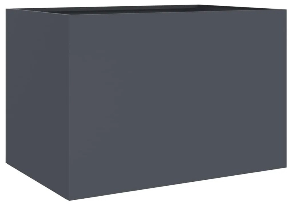 Vaso/floreira 62x47x46 cm aço antracite